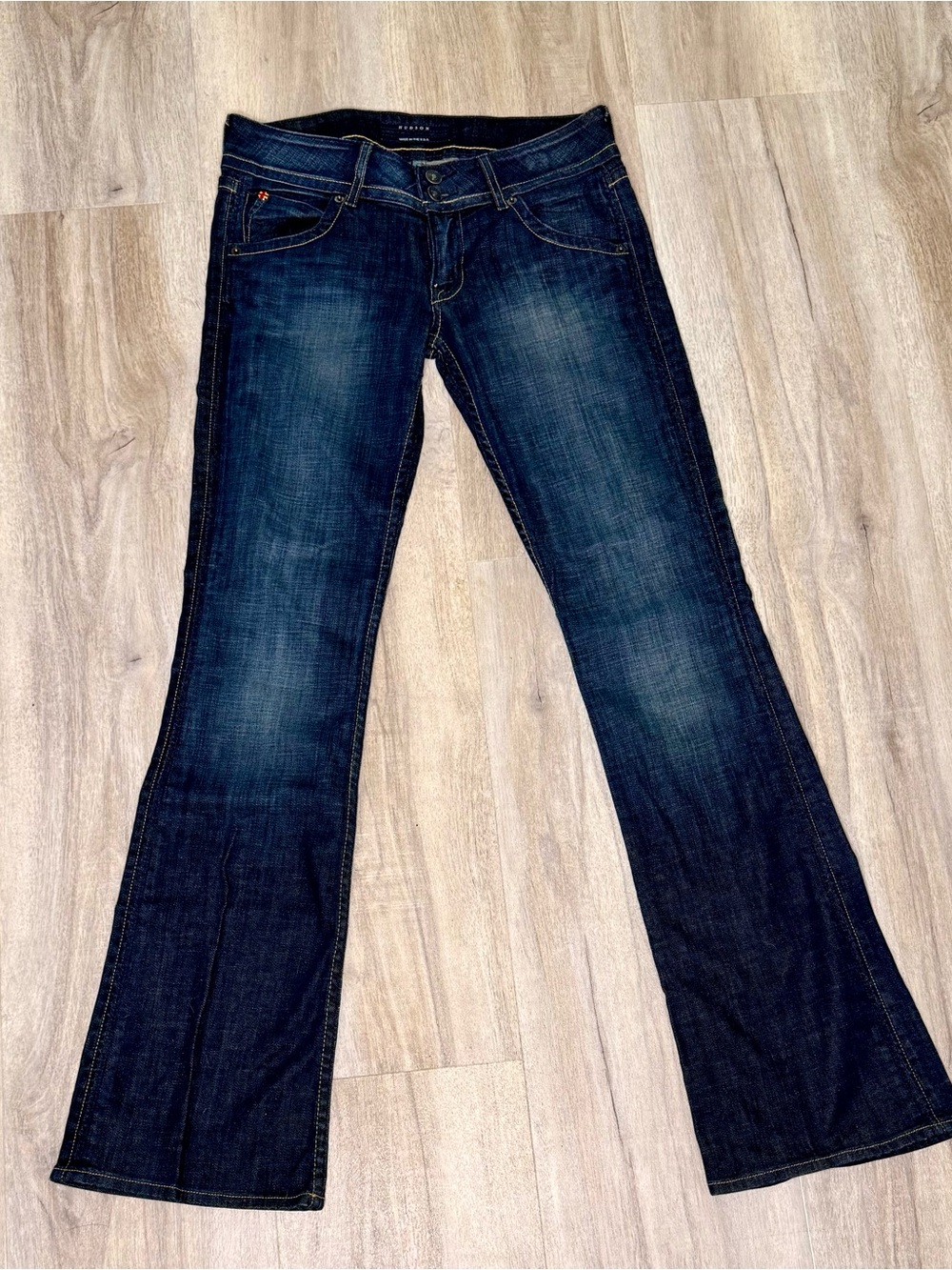 Hudson Jeans Dark Blue Flare Denim Size 28
